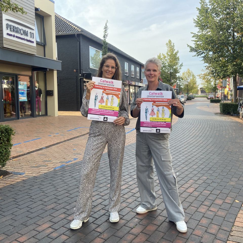 Catwalk van Winkelhart Oosterwolde op zaterdag 14 september