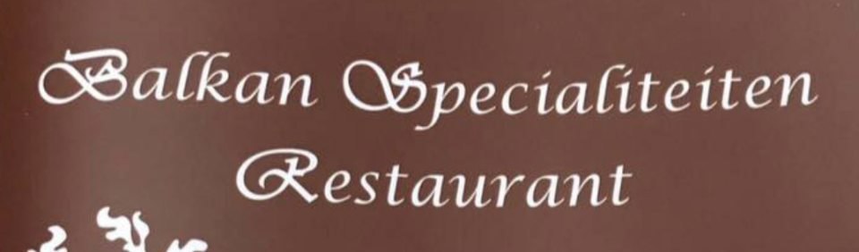 Balkan specialiteiten restaurant