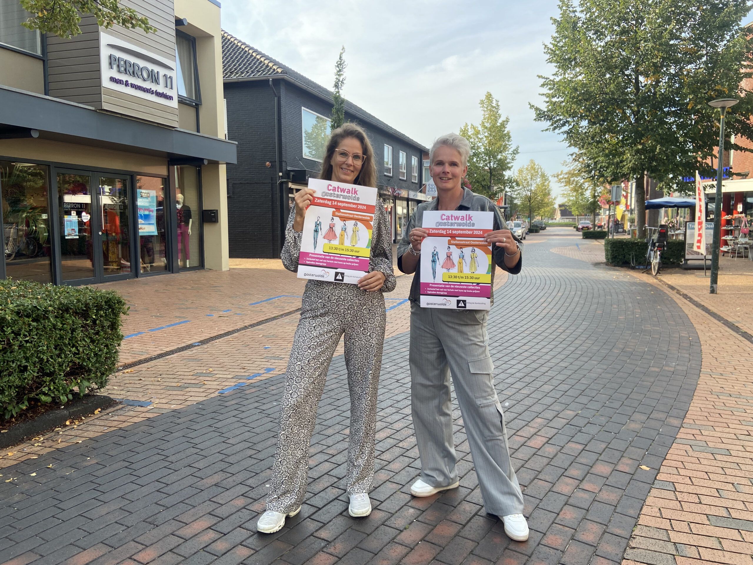 Catwalk van Winkelhart Oosterwolde op zaterdag 14 september