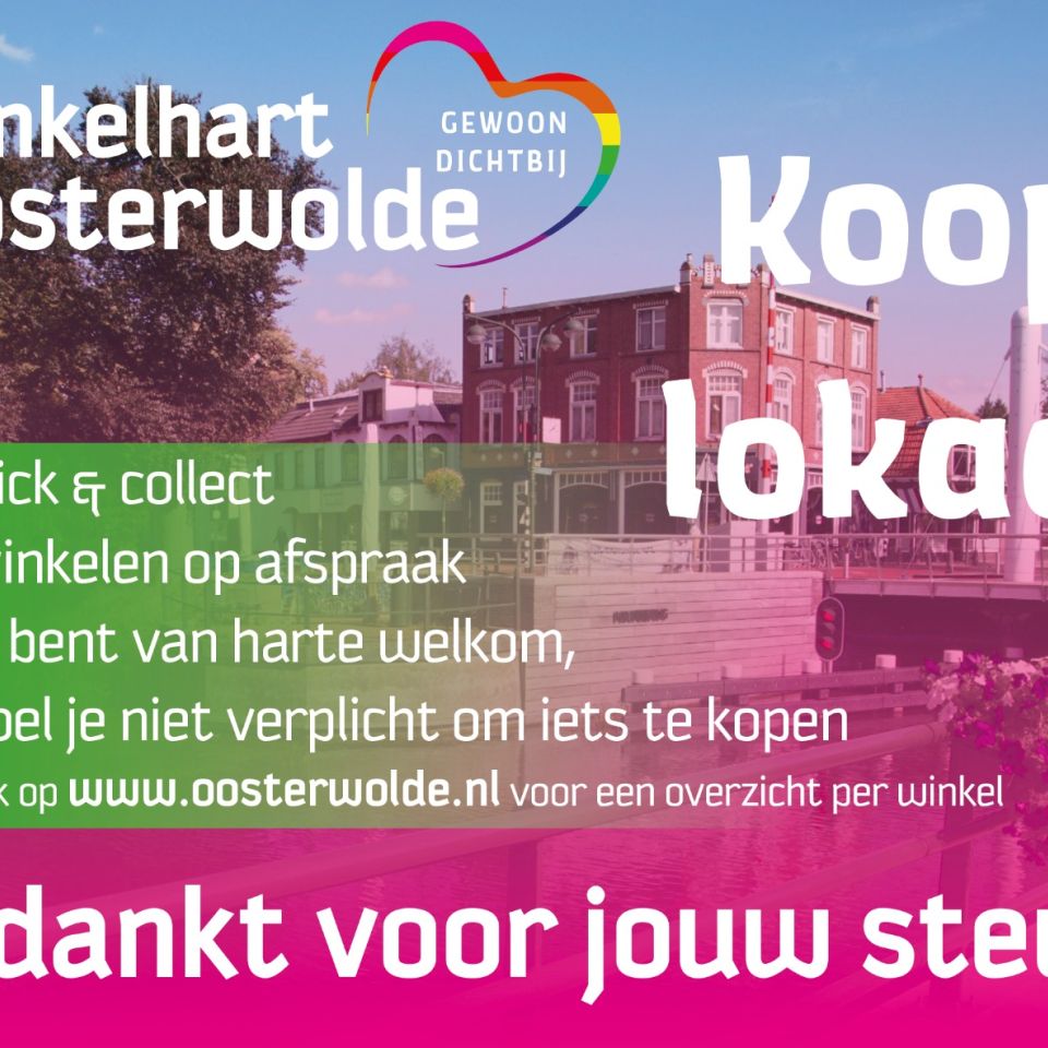 Koop lokaal, bedankt voor jouw steun